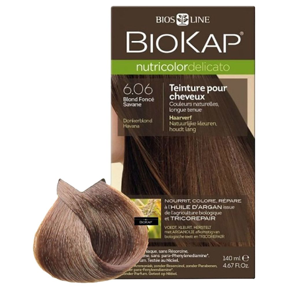 Biokap - Nutricolor Delicato 6.06 Dark Blonde Havana 140Ml