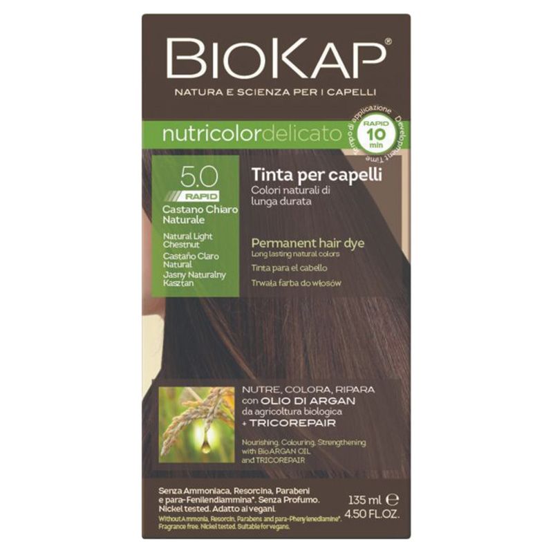 Biokap Nutricolor Delicato Rapid 5.0 Natural Light Chestnut