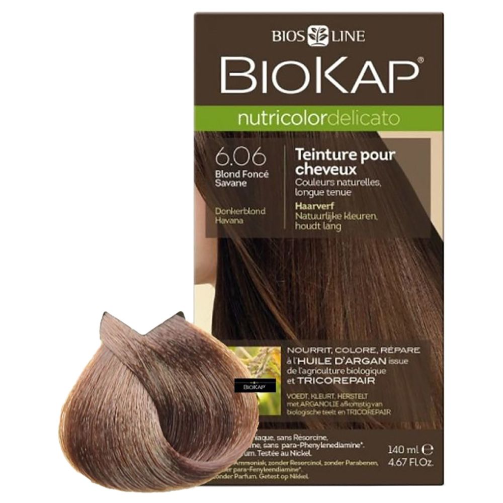 Biokap Nutricolor Delicato Rapid 6.06 Dark Blond Havana 135M