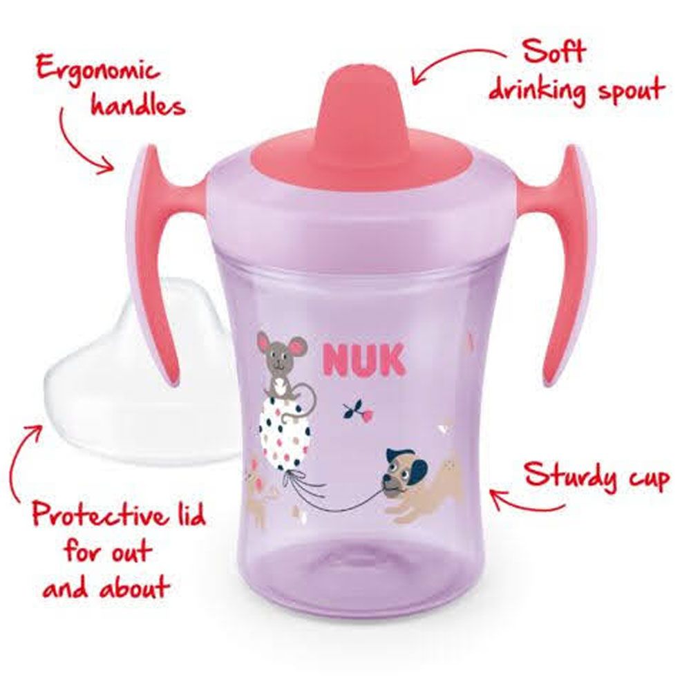 NUK - Trainer Cup 230ml Soft Drinking Spout 6m+ - Blue