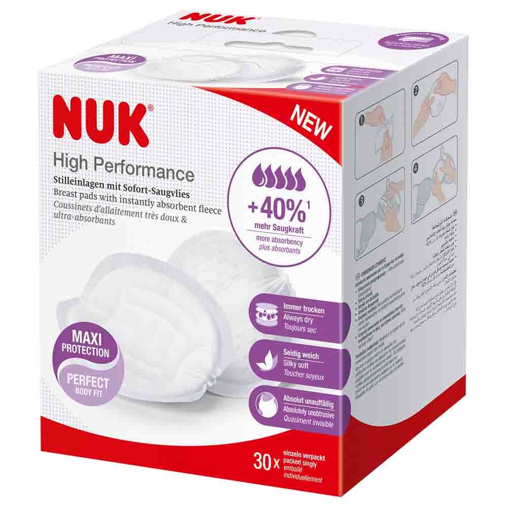 NUK - High Performance Breast Pads - Pack Of 30 - White