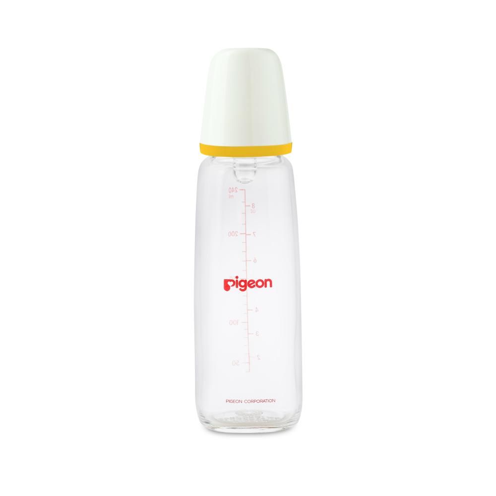 Pigeon - Glass Feeding Bottle K-8 240ml - Yellow