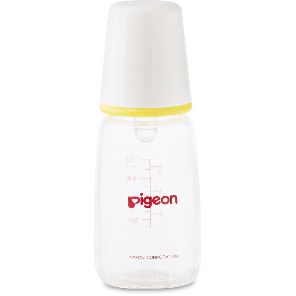 Pigeon - Glass Feeding Bottle K-4 120ml - Yellow