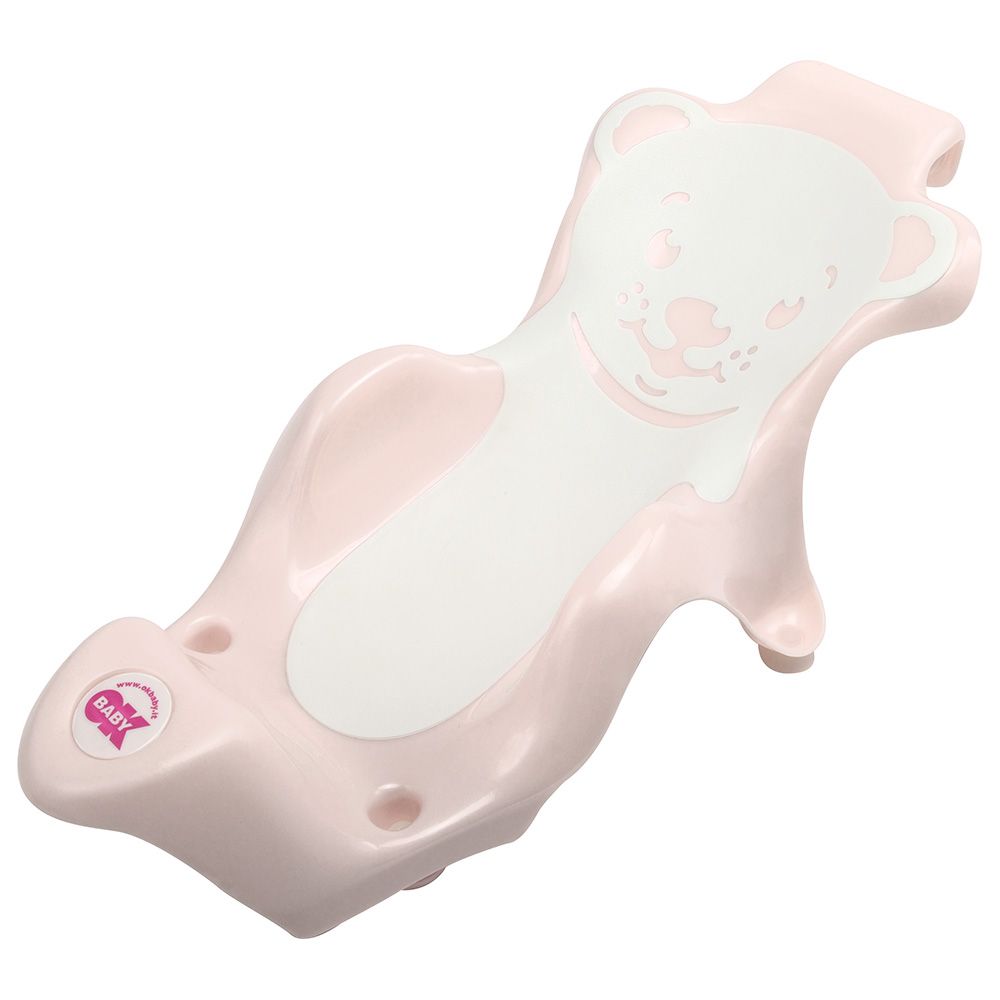 Okbaby - Buddy Bath Seat With Slip Free Rubber - Light Pink