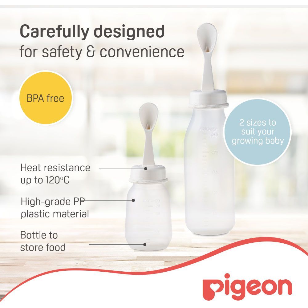 Pigeon - Weaning Bottle With Spoon 240ml