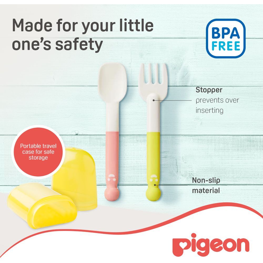 Pigeon - Self-Wean Spoon & Fork