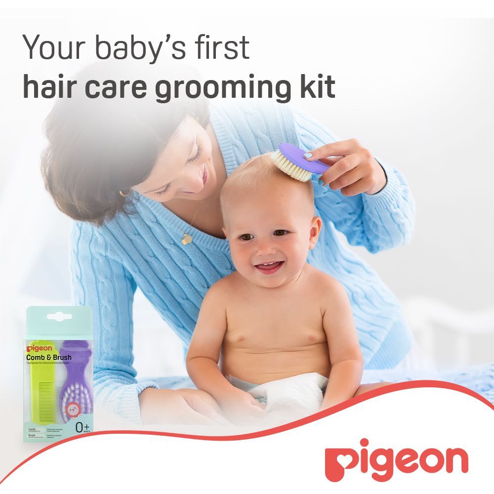 Pigeon - Comb & Hair Brush Set