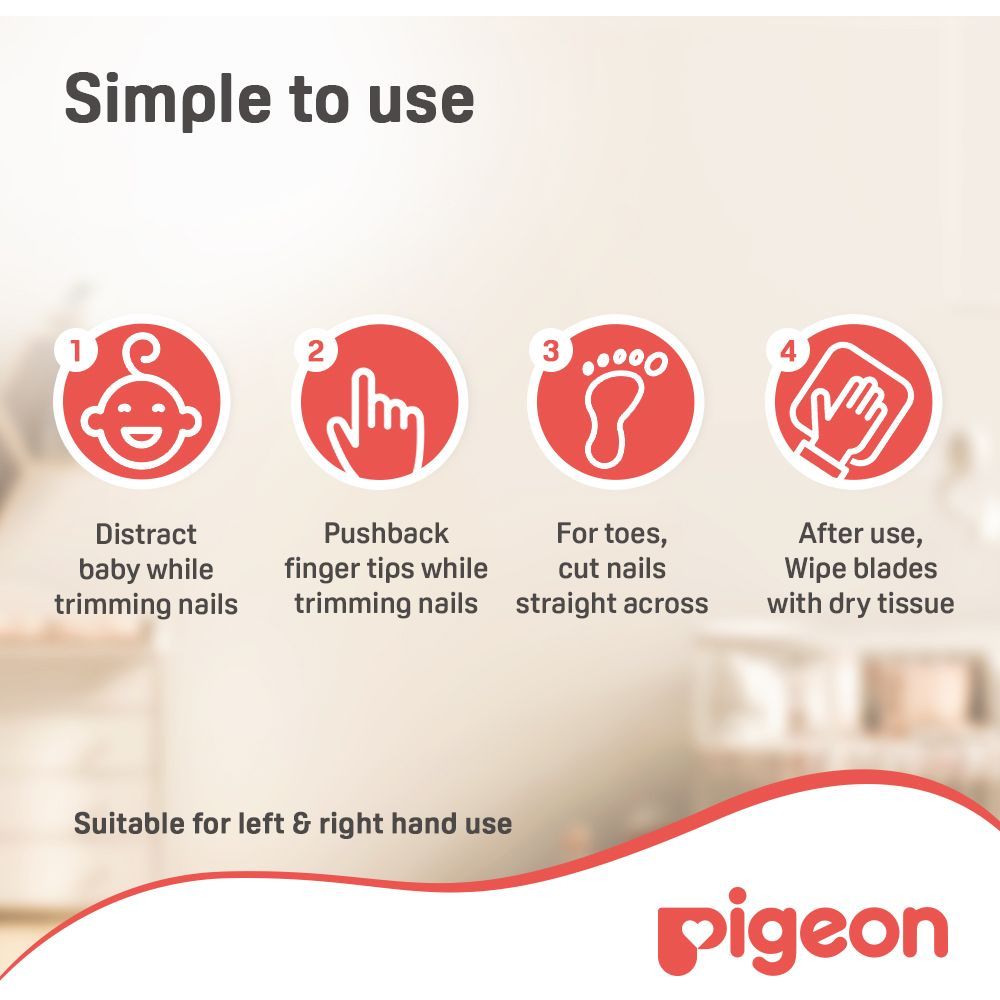 Pigeon - Safety Nail Scissors For Tiny Nails