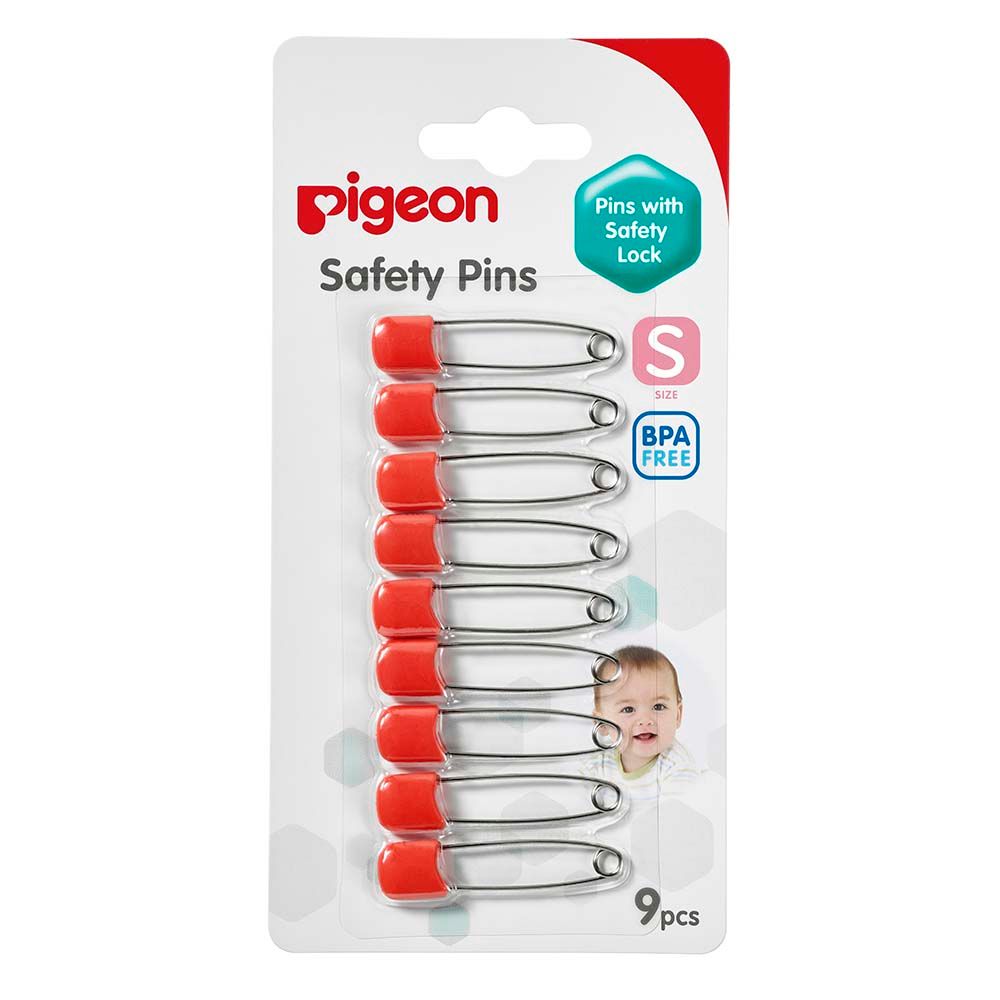 Pigeon - Safety Pins Small 9pc/Card