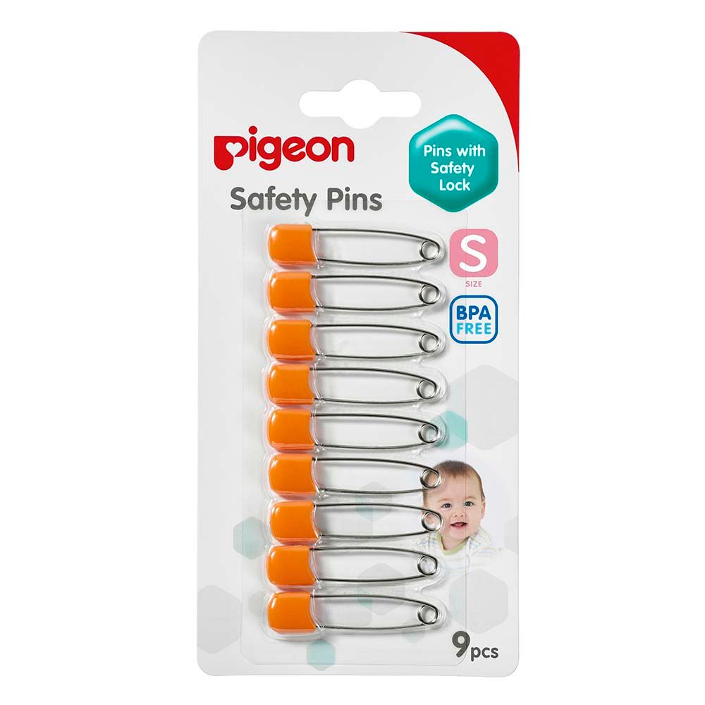 Pigeon - Safety Pins Small 9pc/Card