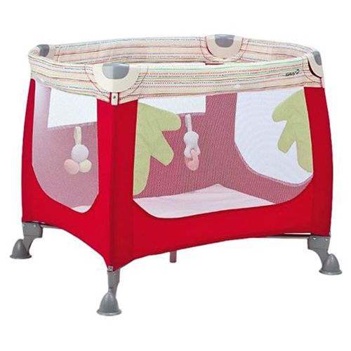 Safety 1st - Zoom Travel Cot - Red Dot