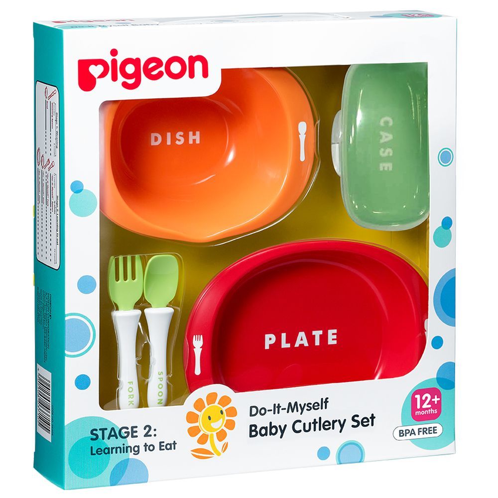 Pigeon - Do-It-Myself Baby Cutlery Set Stage 2