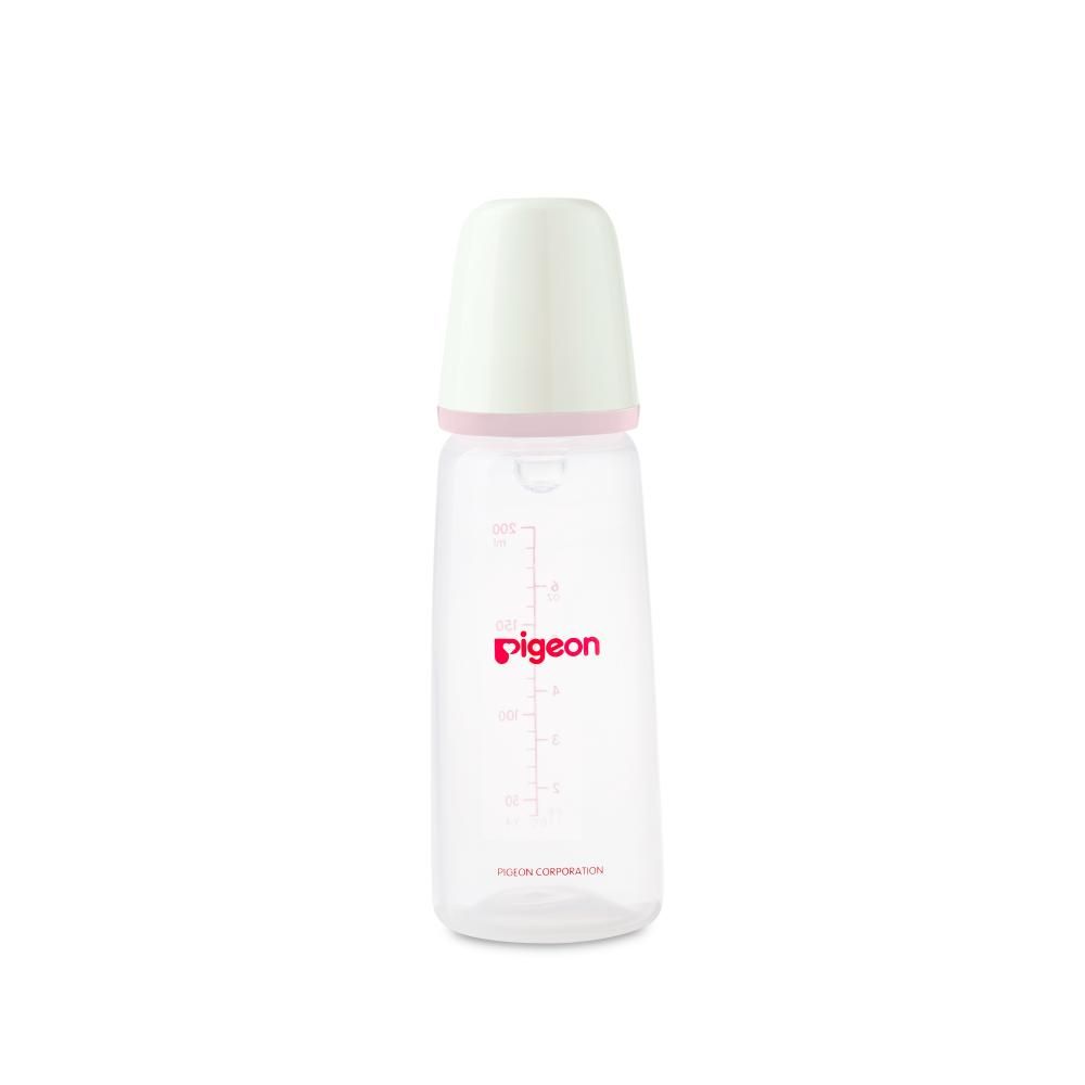 Pigeon - Plastic Feeding Bottle KP-6 200ml - Pink