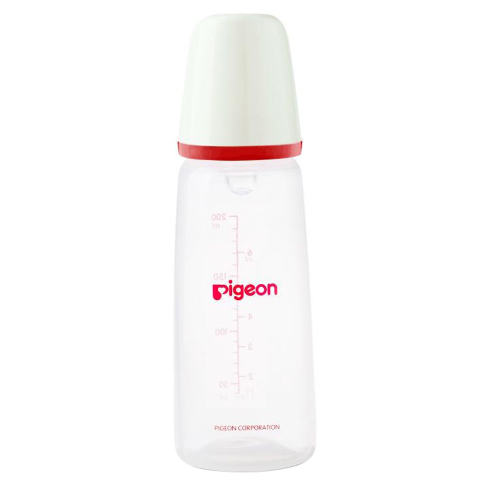 Pigeon - Plastic Feeding Bottle KP-6 200ml - Red