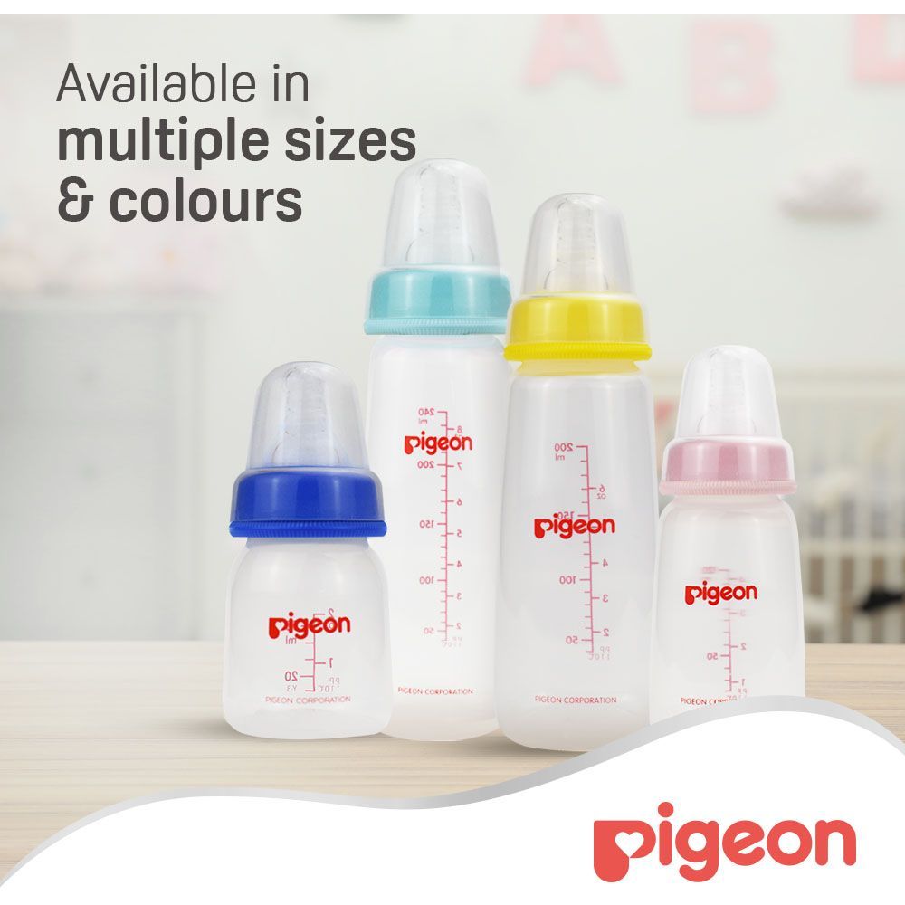 Pigeon - Plastic Feeding Bottle - 120ml - Pink