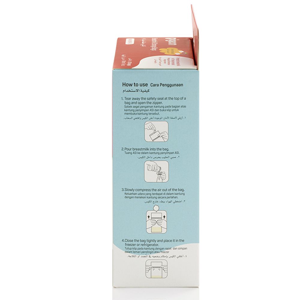 Pigeon - Breast Milk Storage Bags 180ml 25 Bags