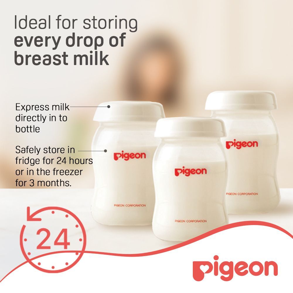 Pigeon - Breast Milk Storage Bottle 160ml 3pc-Set