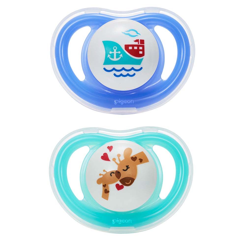 Pigeon - Mini Light Pacifier Twin Boy (L)