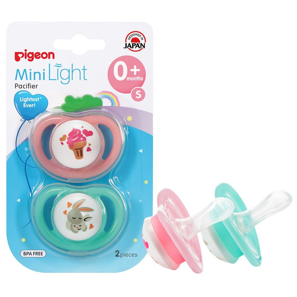 Pigeon - Mini Light Pacifier Twin Girl (S)