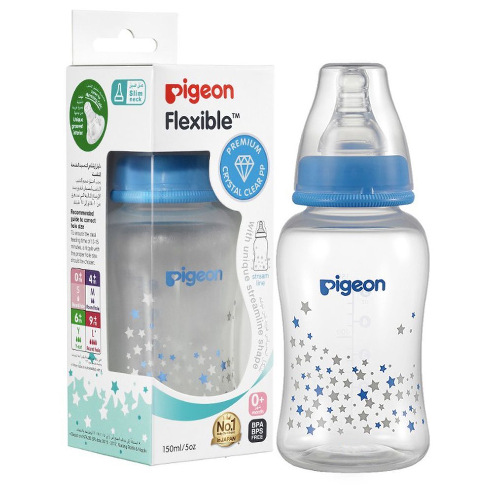 Pigeon - Flexible Streamline Plastic Bottle 150ml - Assorted