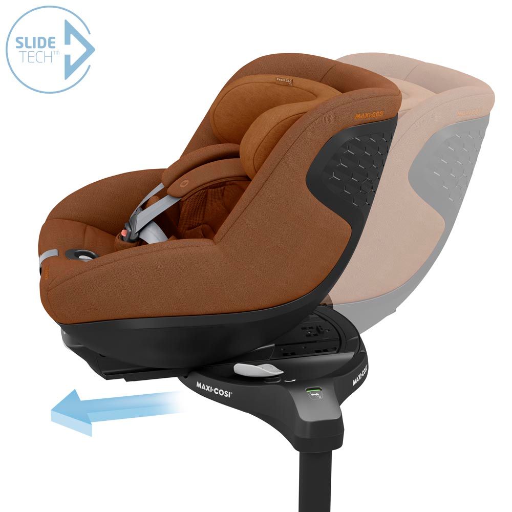 Maxicosi - Pearl 360 Pro Car Seat - Group 0/1 - Authentic Cognac