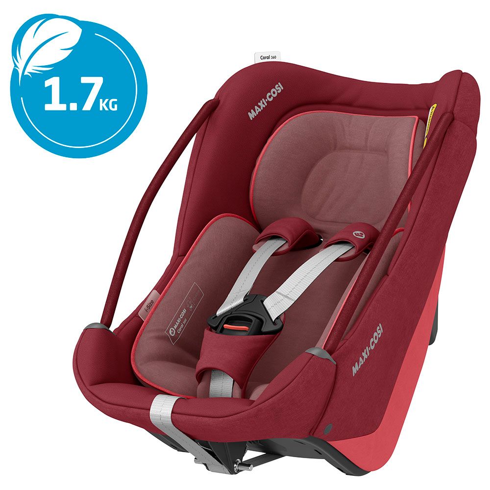 Maxi-Cosi - Coral 360 Car Seat - Essential Red