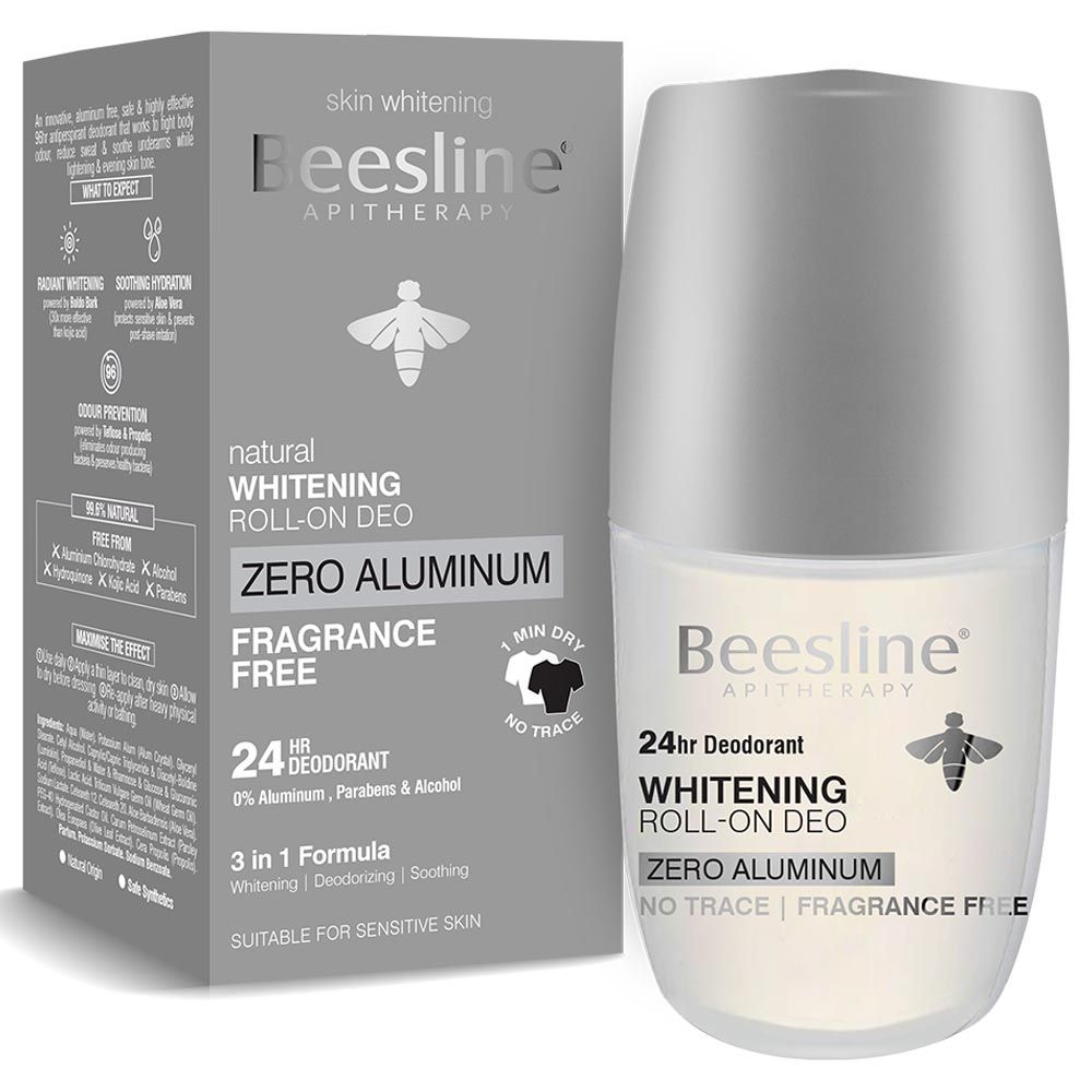 Beesline - Whitening Roll-On Deodorant - Zero Aluminum - 50ml