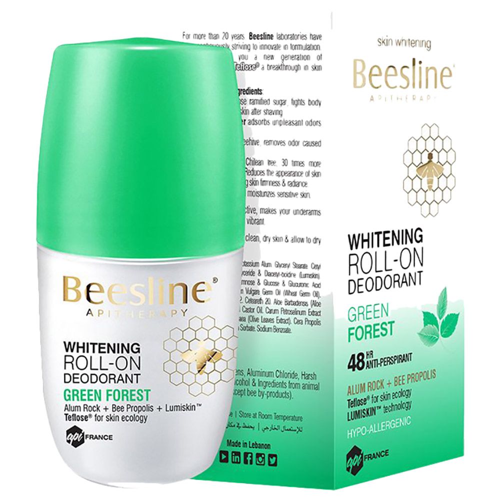 Beesline Whitening Roll-On Fragranced Deo Green Forest 50ml