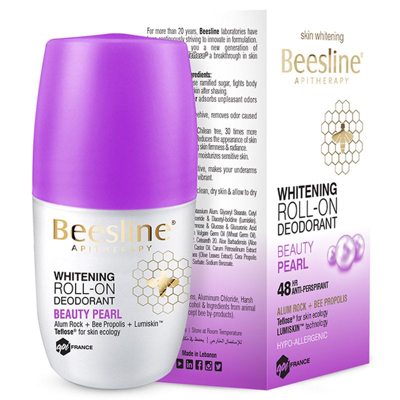 Beesline - Whitening Roll-On Deodorant - Beauty Pearl - 50ml