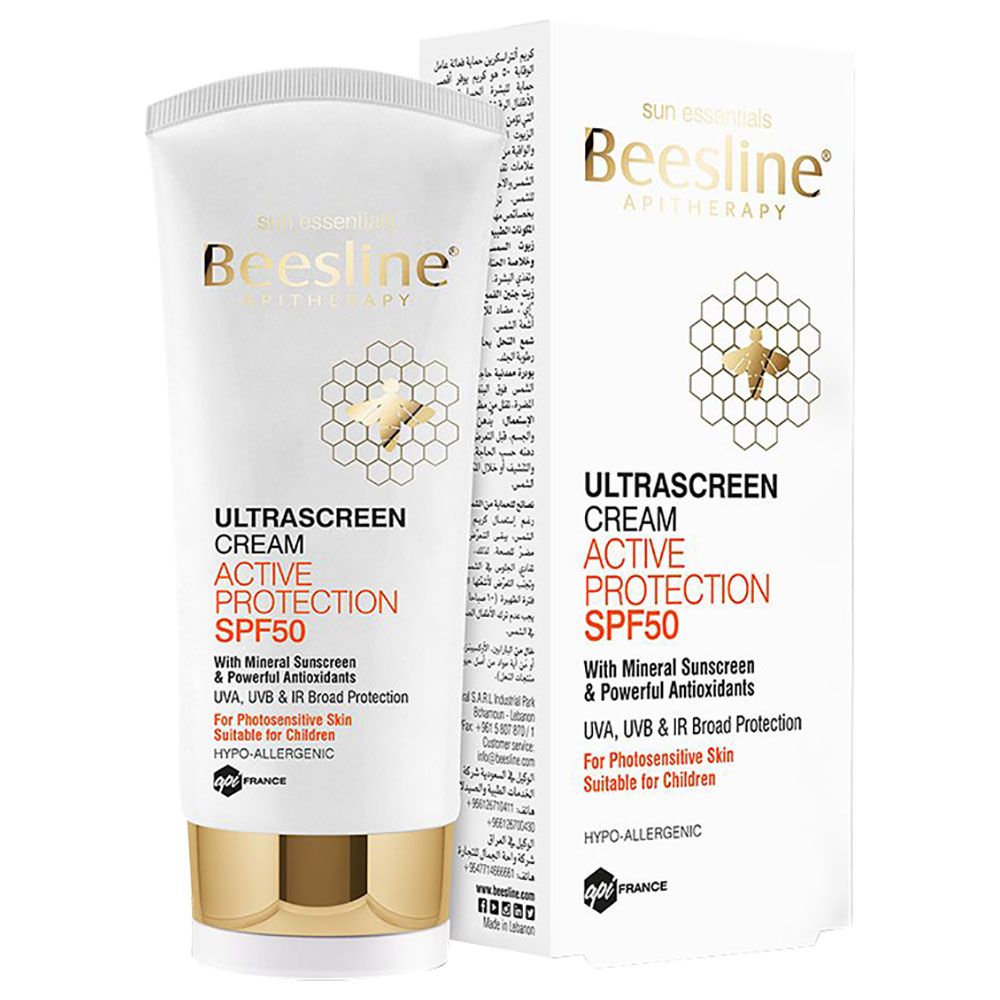 Beesline Ultrascreen Cream Active Protection SPF 50+ 60ml