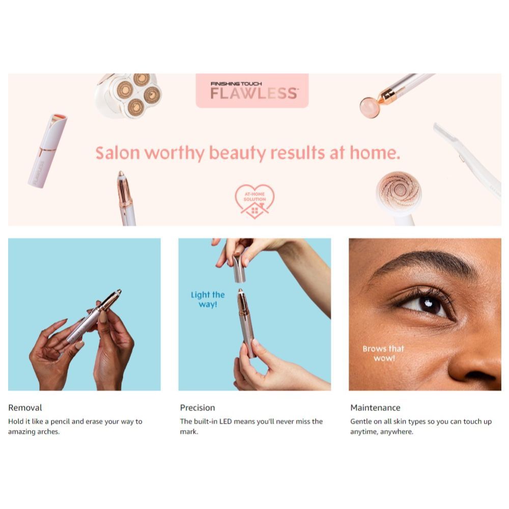 Flawless - Finishing Touch Brows Hair Remover Electric Stick