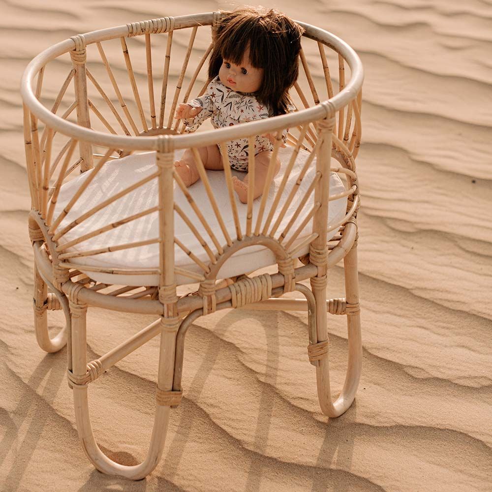 Natura - Rattan Sunshine Doll Bassinet