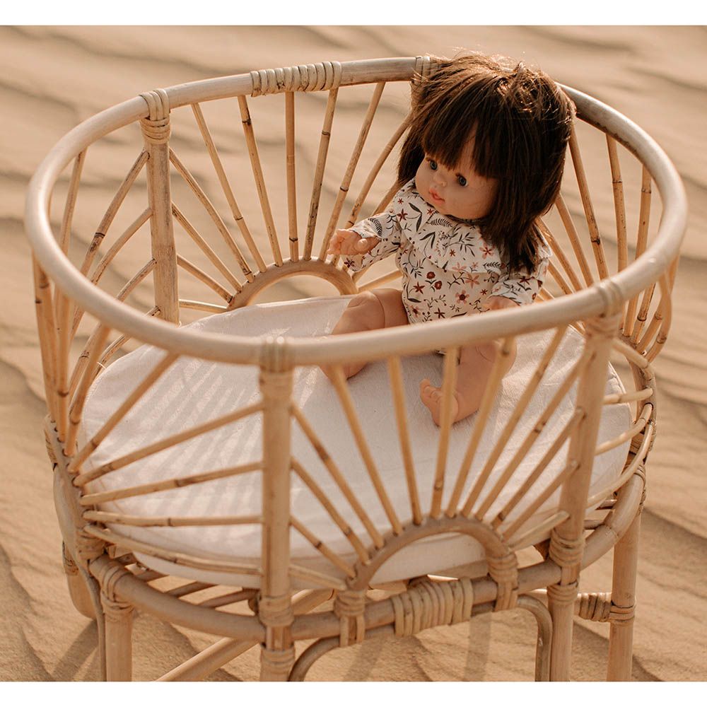 Natura - Rattan Sunshine Doll Bassinet