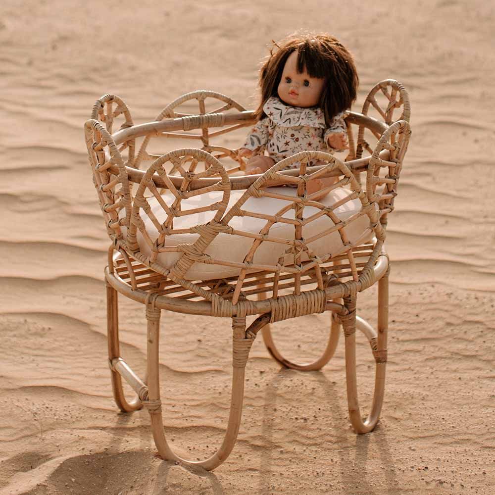 Natura - Rattan Florie Doll Bassinet