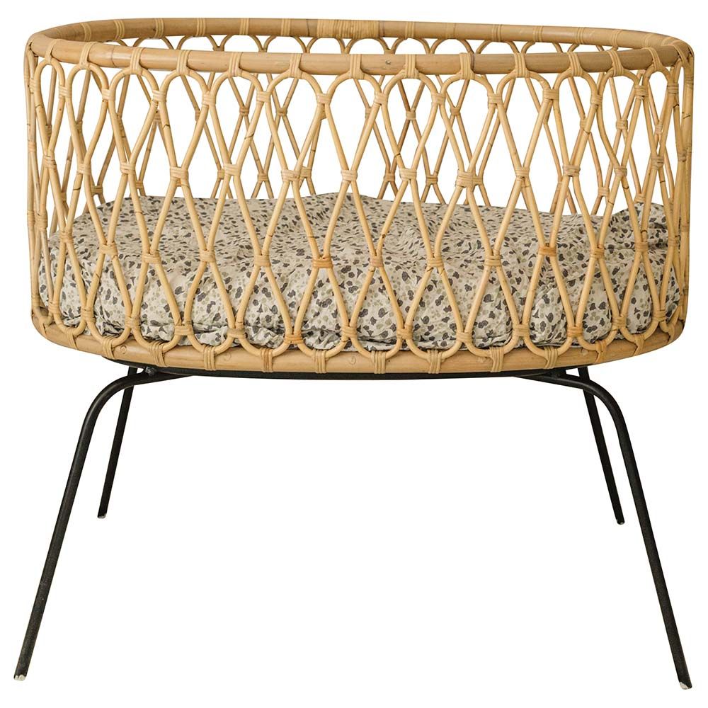 Natura - Rattan Arlo Oval Bassinet With Iron Leg