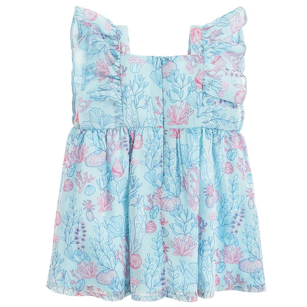 SMYK - Coral Printed Dress - Blue