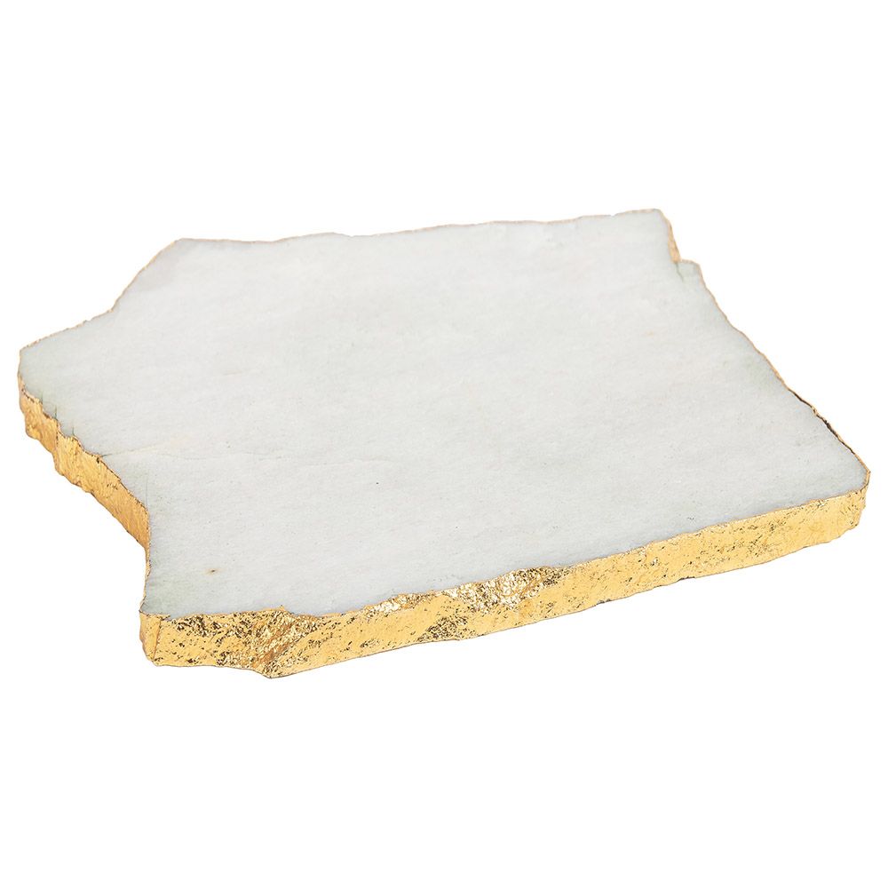 A'ish Home - Quartz Platter - White 