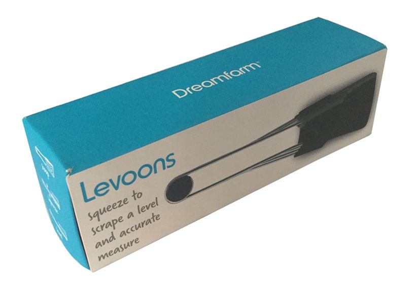 Dreamfarm - Levoons Scrape Level Measuring Spoons - Black