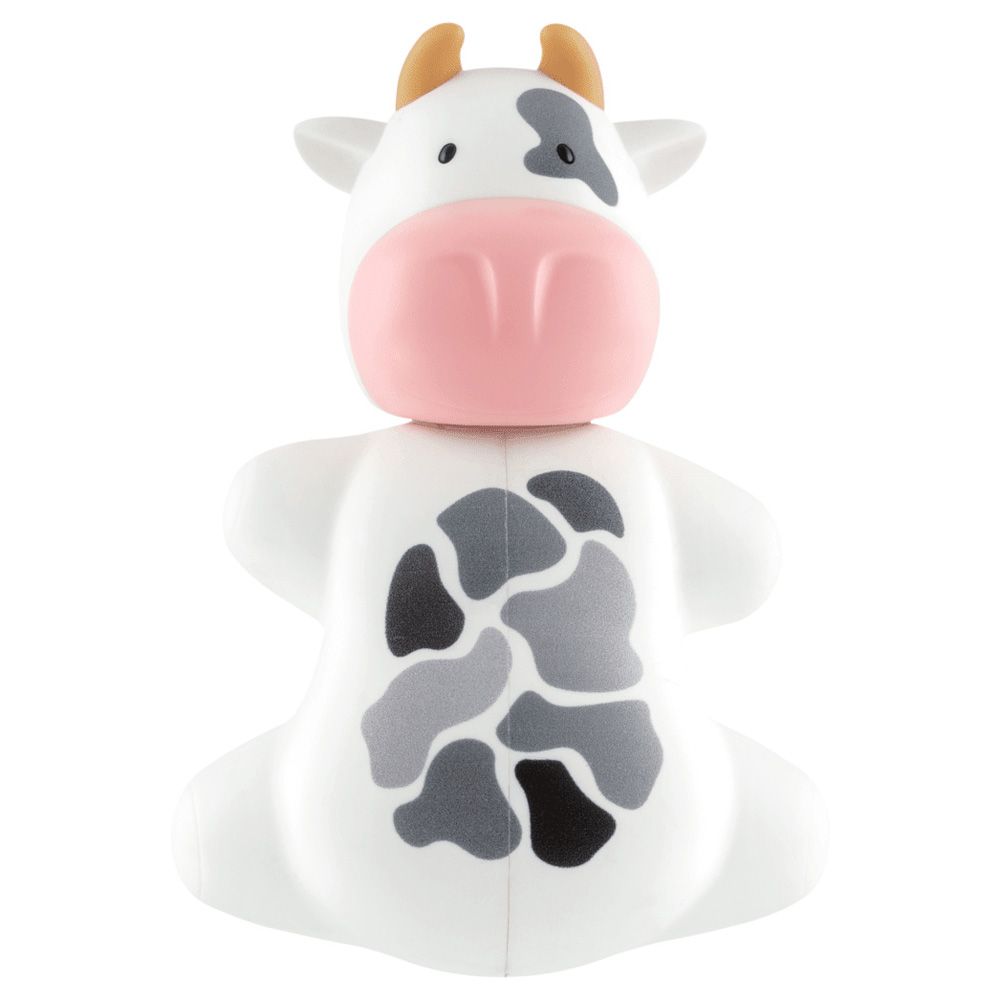 Flipper - Hygienic Toothbrush Holder w/ Suction Cup, Cow, 3Y+