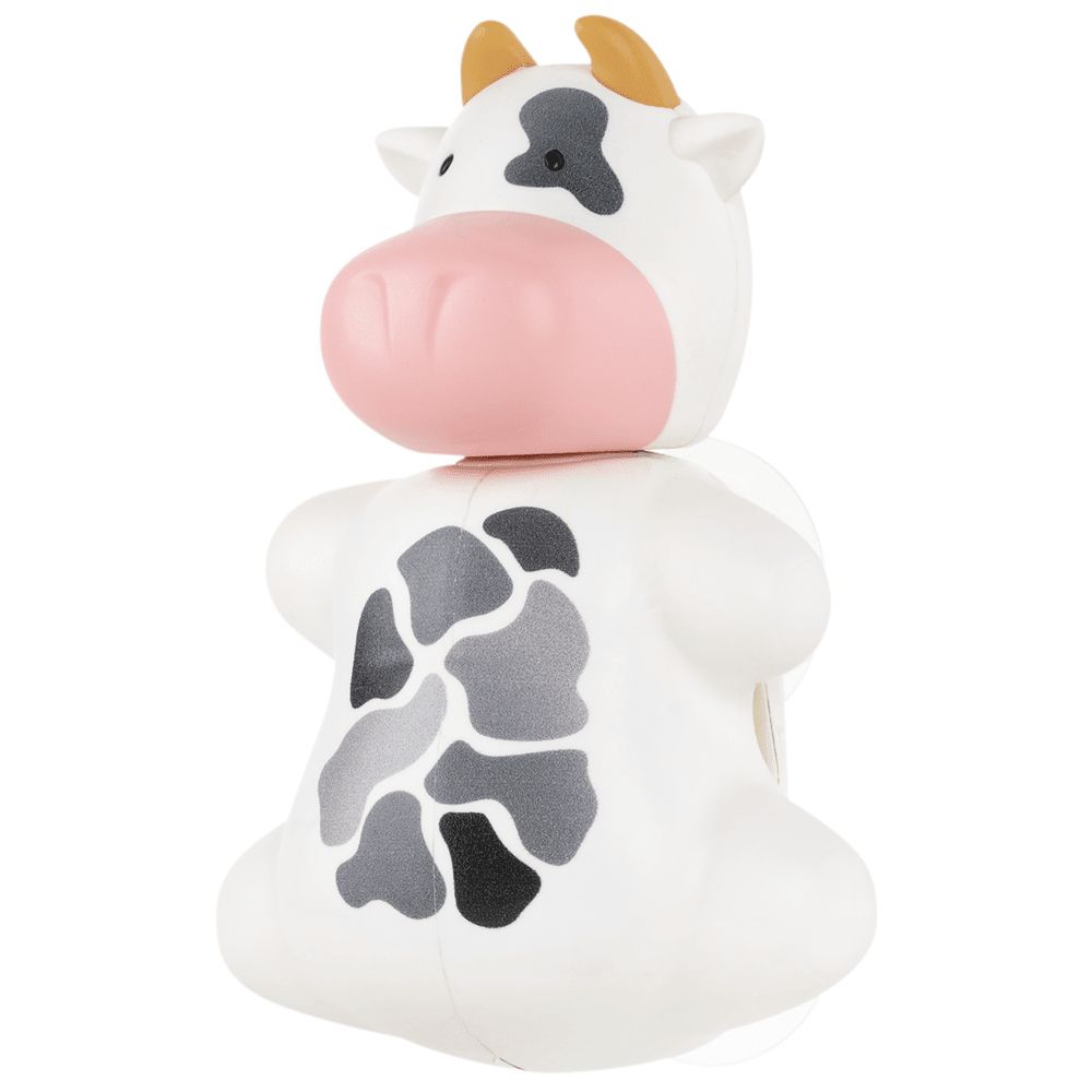 Flipper - Hygienic Toothbrush Holder w/ Suction Cup, Cow, 3Y+