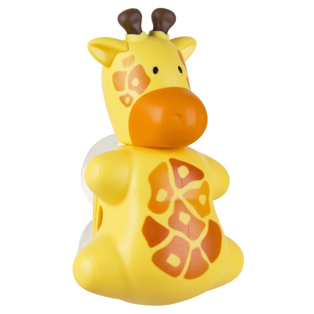 Flipper - Hygienic Toothbrush Holder w/ Suction Cup, Giraffe, 3Y+