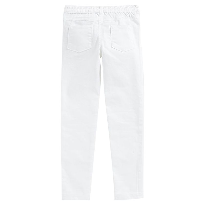 Mothercare - Girls Solid Jeggings - White