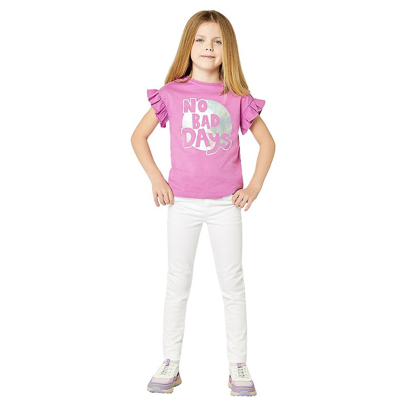 Mothercare - Girls Solid Jeggings - White