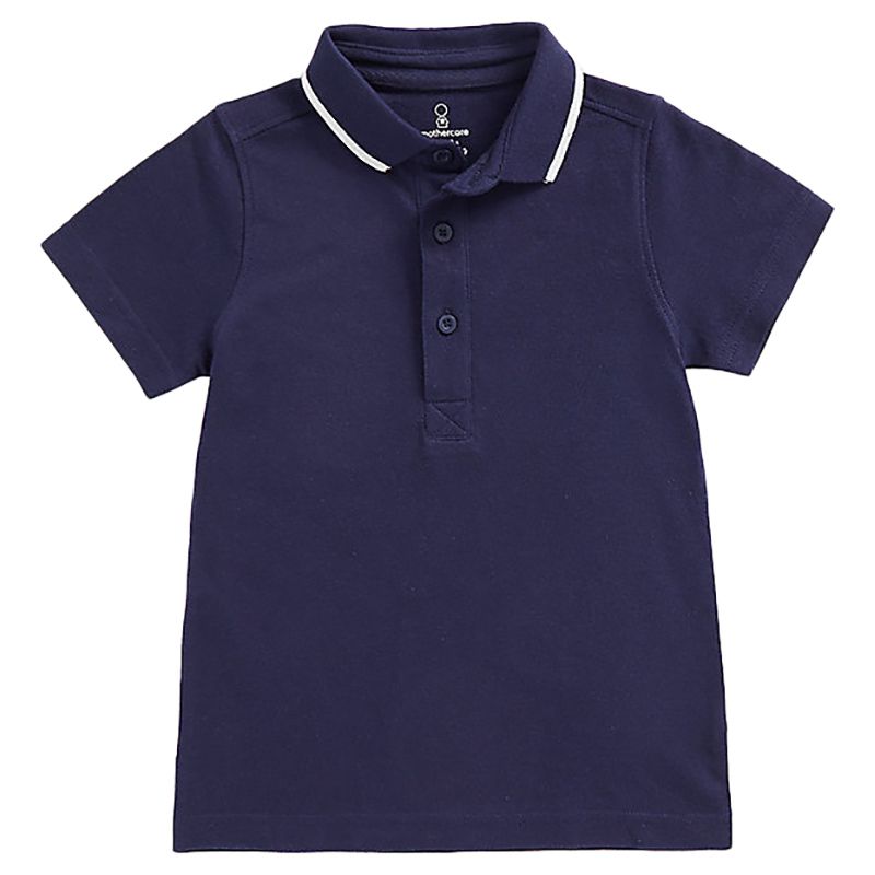 Mothercare - Boys Polo Shirt - Navy Blue