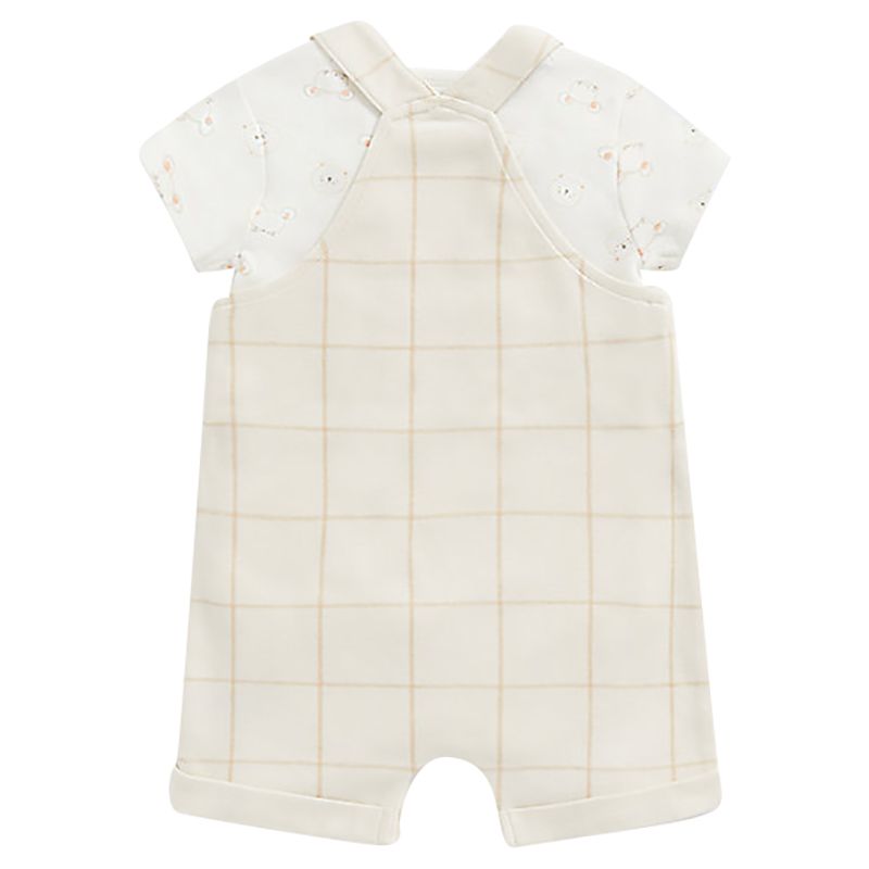 Mothercare - 2pc-Set - My First Bib shorts & Bodysuit