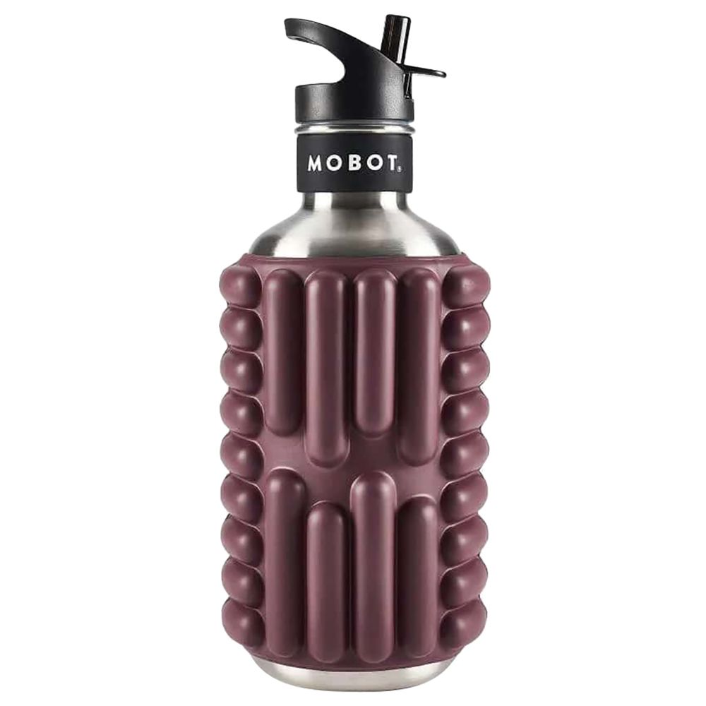 Mobot - Big Bertha Foam Roller Water Bottle - 1.18L - Beet