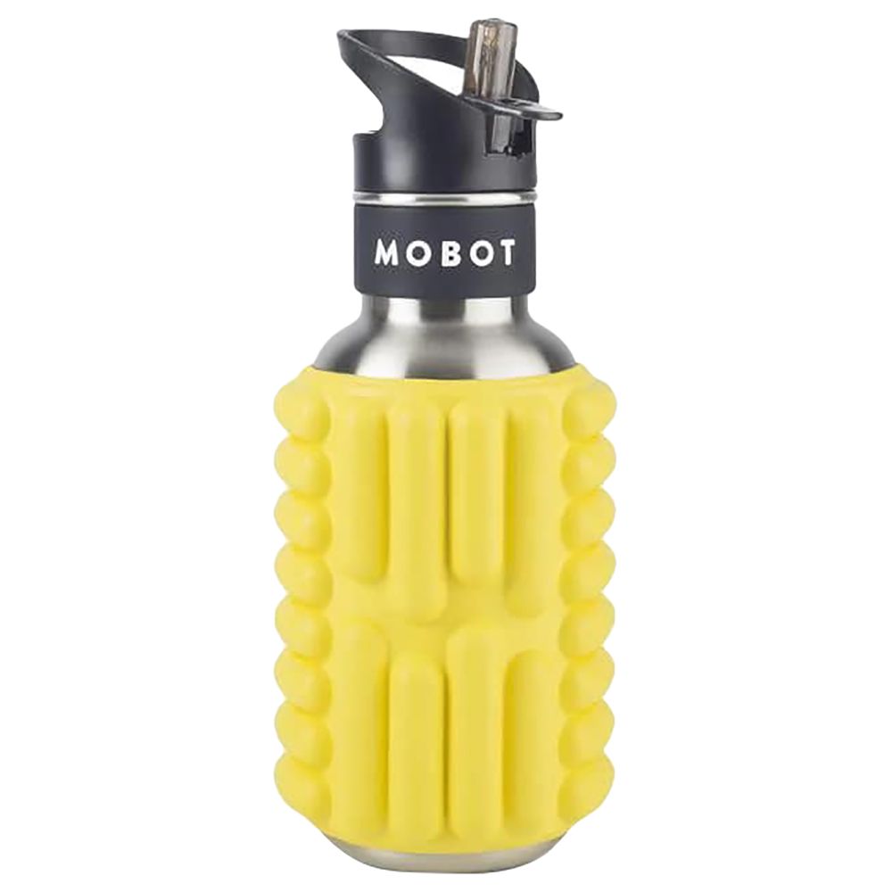 Mobot - Firecracker Foam Roller Water Bottle - 532.3Ml - Yellow