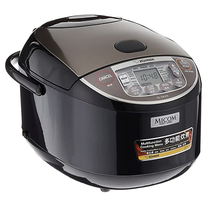 Zojirushi - Electric Rice Cooker/Warmer - Metallic Black - 1.8 L