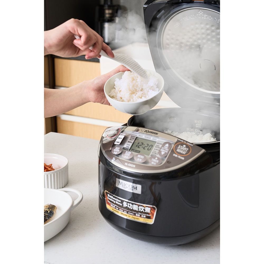 Zojirushi - Electric Rice Cooker/Warmer - Metallic Black - 1.8 L