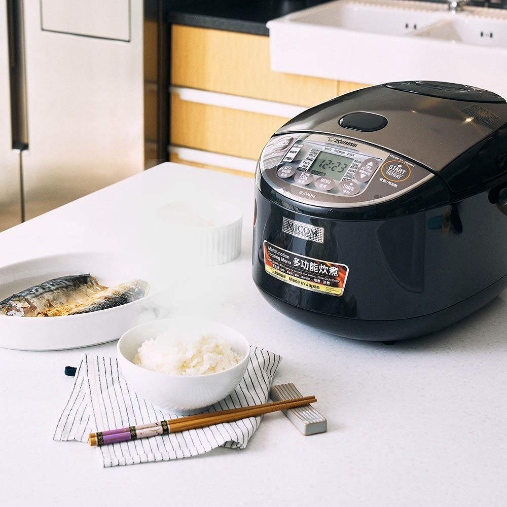 Zojirushi - Electric Rice Cooker/Warmer - Metallic Black - 1.8 L